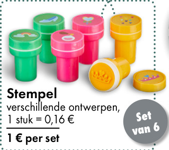 Aanbieding: Stempel verschillende ontwerpen