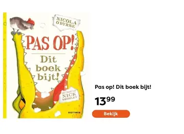 Aanbieding: Pas op! Dit boek bijt!