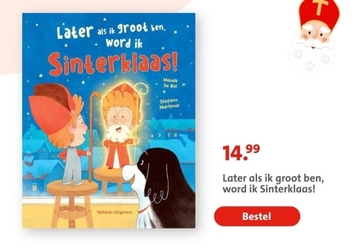 Aanbieding: Later als ik groot ben, word ik Sinterklaas!