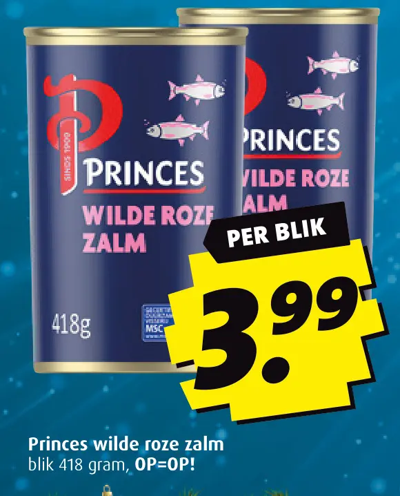 Aanbieding: Princes wilde roze zalm