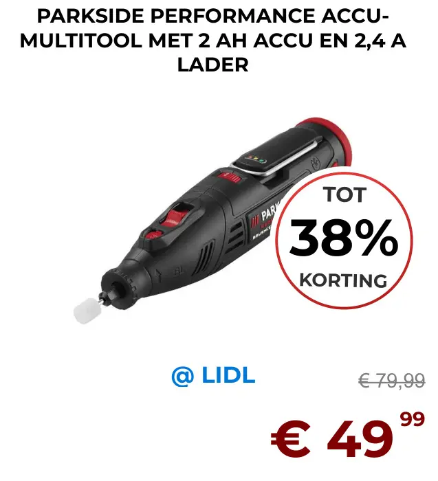 Aanbieding: Performance accu-multitool