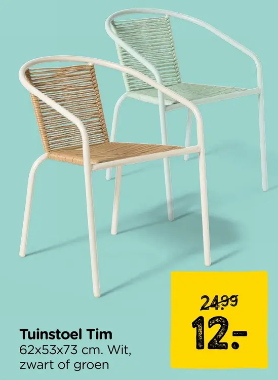Aanbieding: Tuinstoel Tim