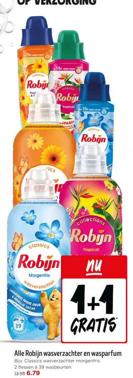 Aanbieding: Robijn wasverzachter en wasparfum