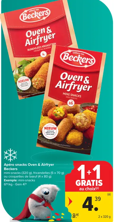 Offre: Apéro snacks Oven & Airfryer