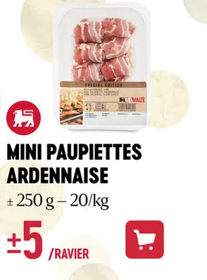 Offre: Mini paupiettes ardennaise