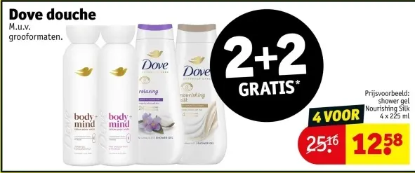Aanbieding: Dove douche