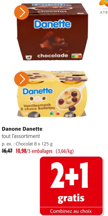 Offre: Chocolat of Vanillesmaak 3 choco Bolletjes