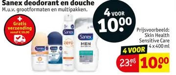 Aanbieding: Sanex deodorant en douche