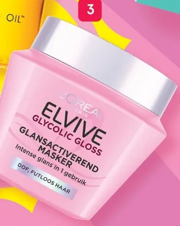 Aanbieding: L'Oréal Paris Elvive Glycolic Gloss Mask 300 ML