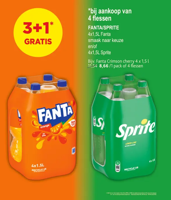 Promotie: Fanta of Sprite