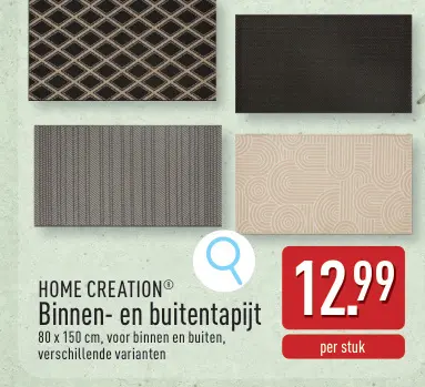 Promotie: Tapis d'intérieur et d'extérieur