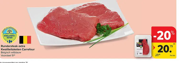 Promotie: Rundersteak extra