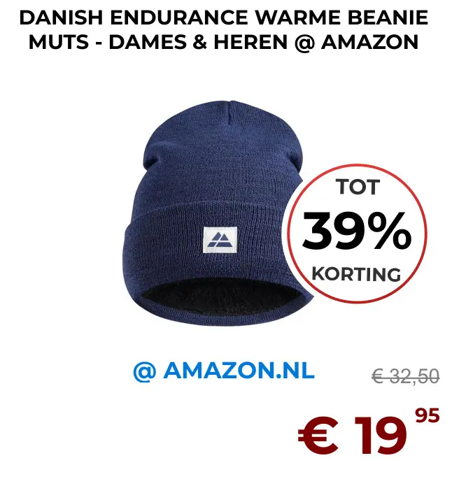 Aanbieding: Warme beanie muts - dames & heren