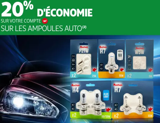 Promotie: Ampoules Auto