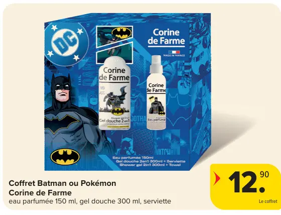 Offre: Coffret Batman ou Pokémon