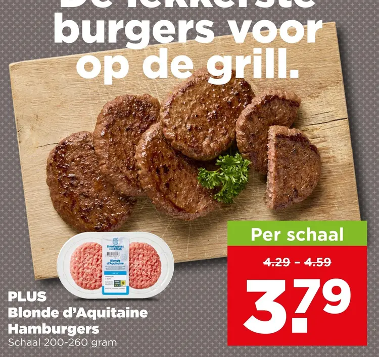 Aanbieding: Blonde d'Aquitaine Hamburgers