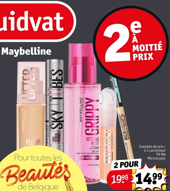 Offre: Gamme de maquillage