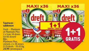 Aanbieding: Vaatwastabletten
