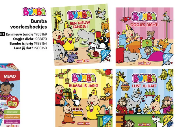 Aanbieding: Bumba voorleesboekjes