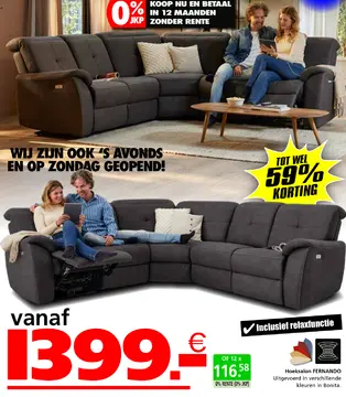 Aanbieding: Hoeksalon FERNANDO