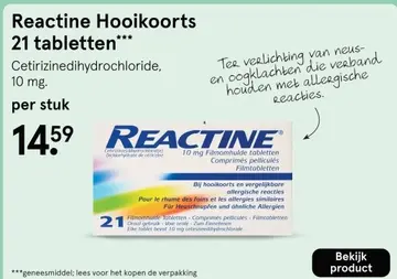Aanbieding: Reactine Hooikoorts