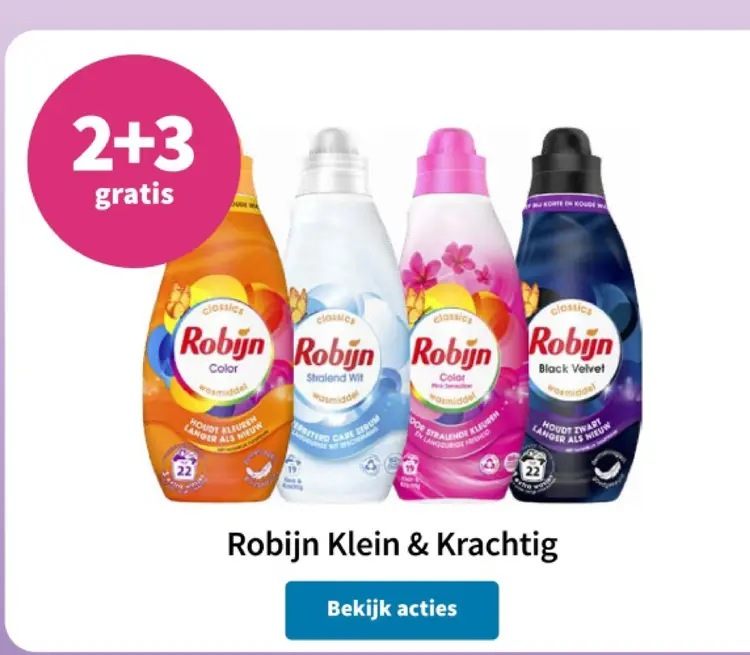 Promotie: Robijn Klein & Krachtig