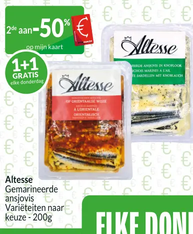 Promotie: Gemarineerde ansjovis