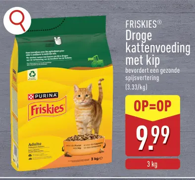 Promotie: Droge kattenvoeding met kip