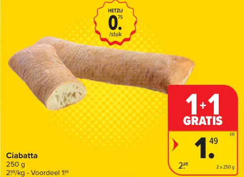 Promotie: Ciabatta