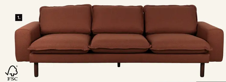 Aanbieding: KARWEI 3-zits bank Ella