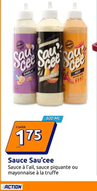 Offre: Sauce Sau'cee
