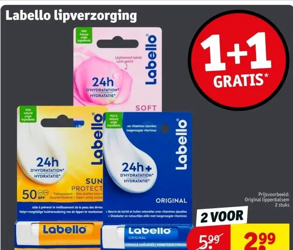 Aanbieding: Labello lipverzorging