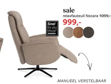 Aanbieding: relaxfauteuil Nocara