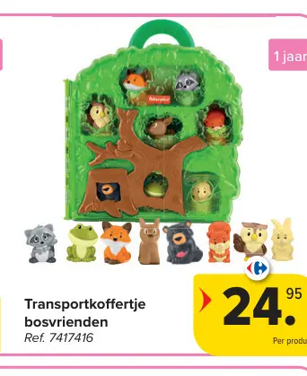 Promotie: Transportkoffertje bosvrienden