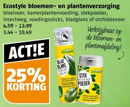 Aanbieding: Ecostyle bloemen- en plantenverzorging