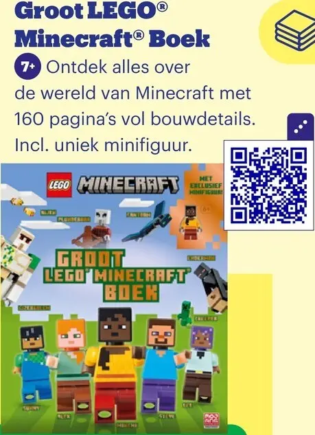 Promotie: Groot LEGO Minecraft Boek