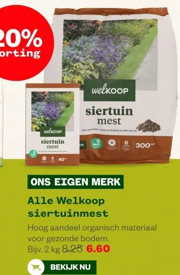 Aanbieding: siertuinmest