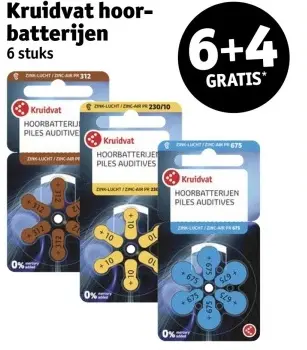 Aanbieding: Kruidvat hoorbatterijen