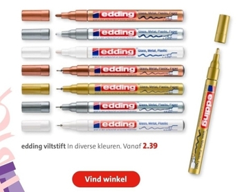 Aanbieding: edding viltstift 