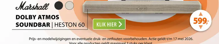 Aanbieding: Dolby atmos soundbar | heston 60
