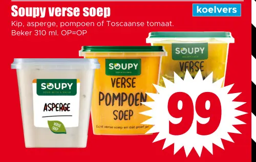 Aanbieding: Soupy verse soep