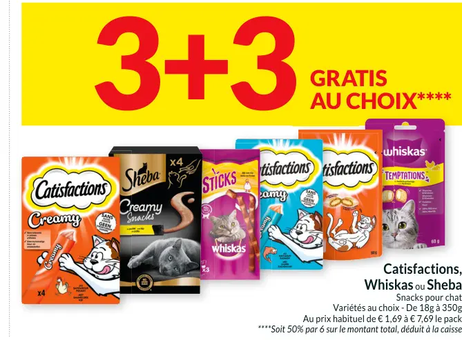Offre: Snacks pour chat