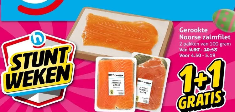 Aanbieding: Gerookte Noorse zalmfilet