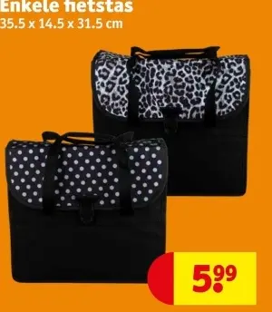 Aanbieding: Enkele fietstas