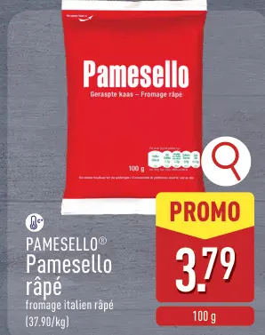 Offre: PAMESELLO Pamesello râpé