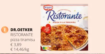 Promotie: Pizza tiramisu