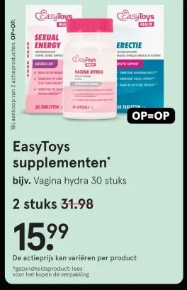 Aanbieding: EasyToys supplementen