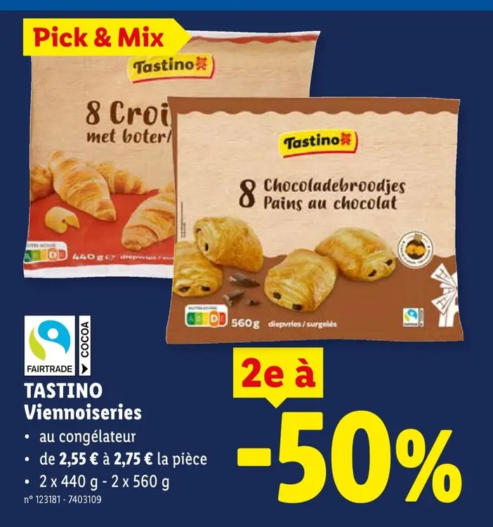 Offre: Tastino Viennoiseries