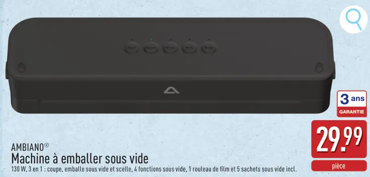 Offre: Machine à emballer sous vide