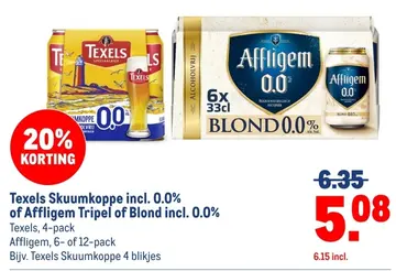 Aanbieding: Texels Skuumkoppe incl. 0.0% of Affligem Trip